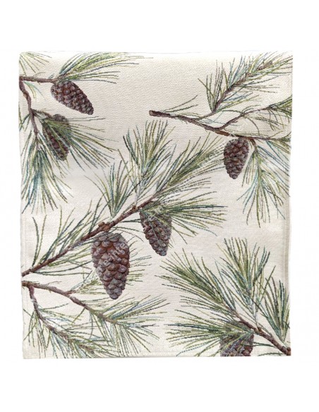 Τραβέρσα Χριστουγεννιάτικη 047x140 Joy Silver 1102