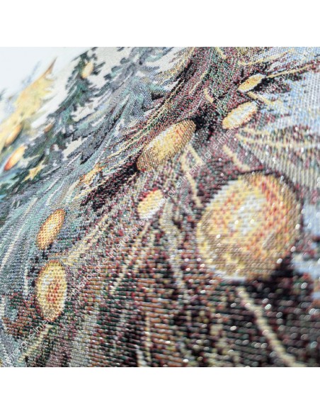 Σετ Τραπεζοκαρέ 100x100 + Τραβέρσα 100x140 Joy Silver 1387