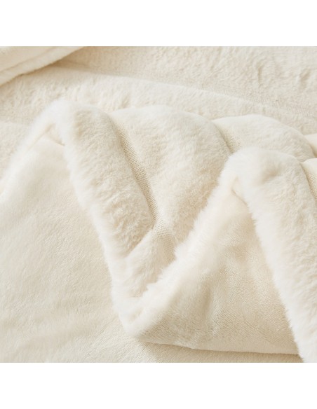 Κουβερτοπαπλωμα Ημίδιπλο 180x240 Volcano Cream 2