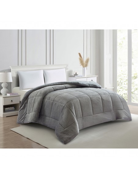 Κουβερτοπαπλωμα Ημίδιπλο 180x240 Sahara Grey