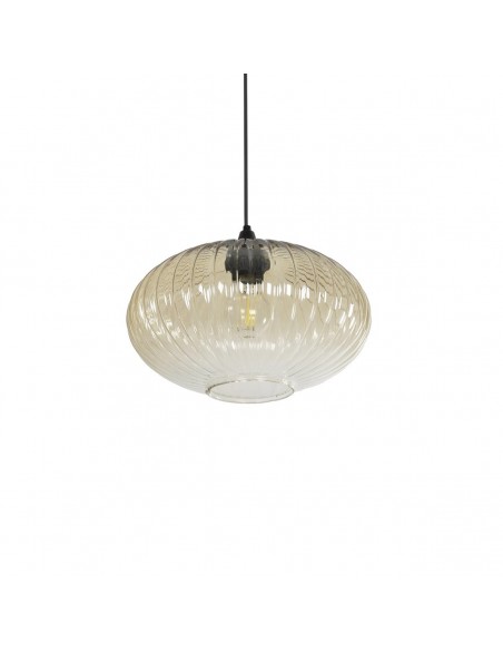 GLOBOSTAR® PERA 206-0012 Μοντέρνο Κρεμαστό Φωτιστικό Οροφής με Ντουί 1 x E27 AC 220-240V IP20 - Mελί - Μ30 x Π30 x Υ22cm