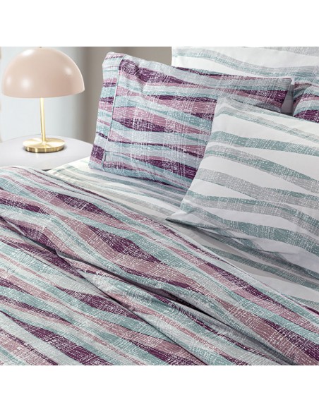 Σετ Παπλωματοθήκη Μονή 165x225 Active Iris 2