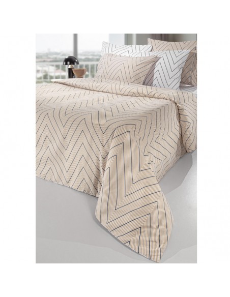 Σετ Σεντόνια Ημίδιπλα 180x265 Canyon Natural