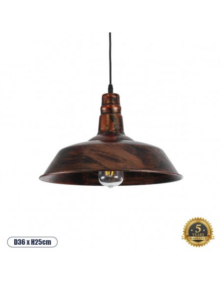 GLOBOSTAR® RAY 01046 Vintage Κρεμαστό Φωτιστικό Οροφής με...