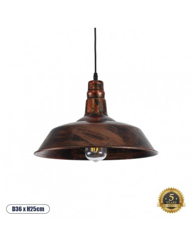 GLOBOSTAR® RAY 01046 Vintage Κρεμαστό Φωτιστικό...