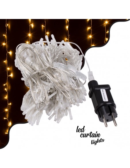 85803 Διακοσμητική Κουρτίνα 3 x 3 Μέτρα με Controller 8...