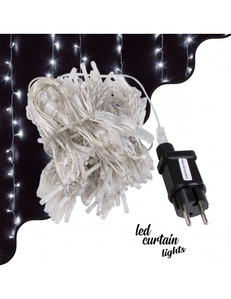 85804 Διακοσμητική Κουρτίνα 3 x 3 Μέτρα με Controller 8...