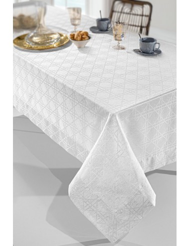 Τραπεζομάντηλο 160x260 Glamour White