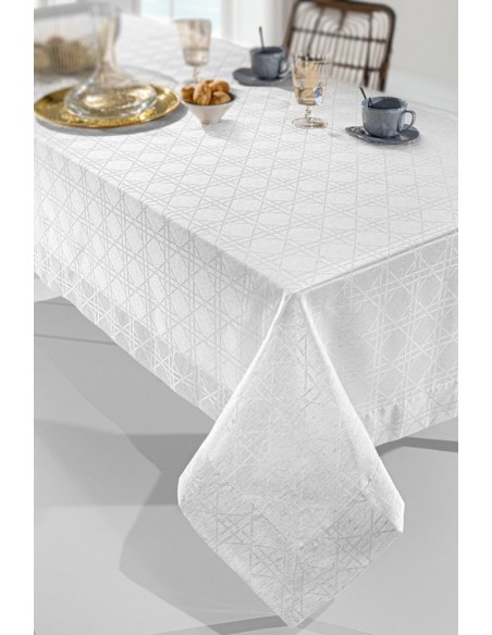 Τραπεζομάντηλο 160x320 Glamour White