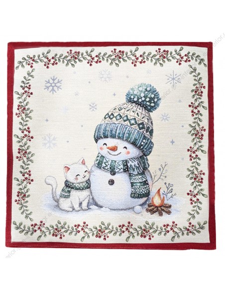 Μαξιλαροθήκη Χριστουγεννιάτικη 47x47 Cristal B