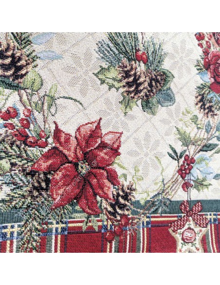 Τραβέρσα Χριστουγεννιάτικη 0.47x1.80 Glasgow Lurex 2