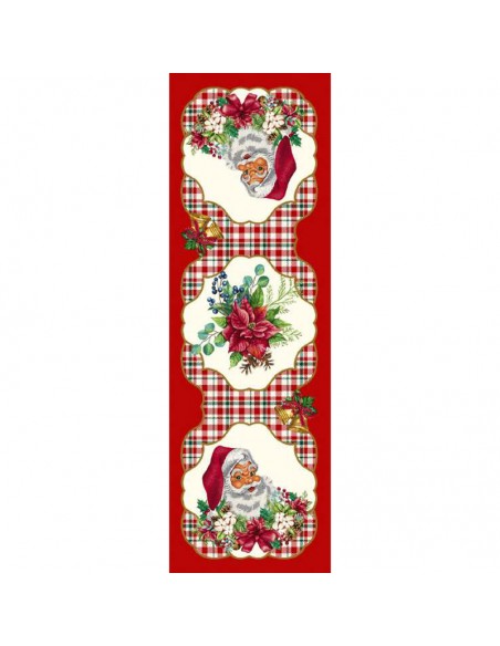 Τραβέρσα Χριστουγεννιάτικη 047x140 Watson Lurex