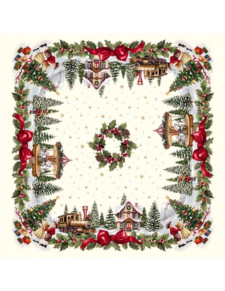 Τραπεζομάντηλο 140x240 Carousel Joy Silver 1406