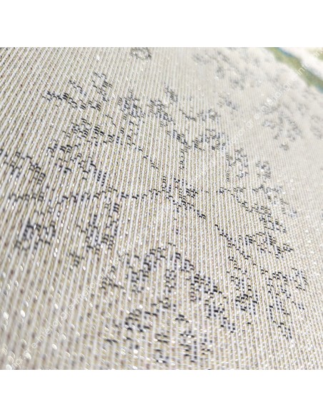 Τραβέρσα Χριστουγεννιάτικη 0.47x1.40 Joy Silver 1256