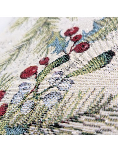 Τραβέρσα Χριστουγεννιάτικη 0.47x1.40 Joy Silver...