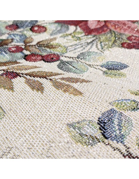 Τραβέρσα Χριστουγεννιάτικη 0.47x1.40 Joy Silver 1391