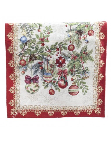 Τραβέρσα Χριστουγεννιάτικη 0.47x1.40 Joy Silver...