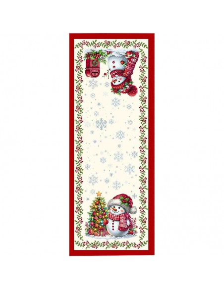 Τραβέρσα Χριστουγεννιάτικη 0.47x1.40 Cristal Lurex