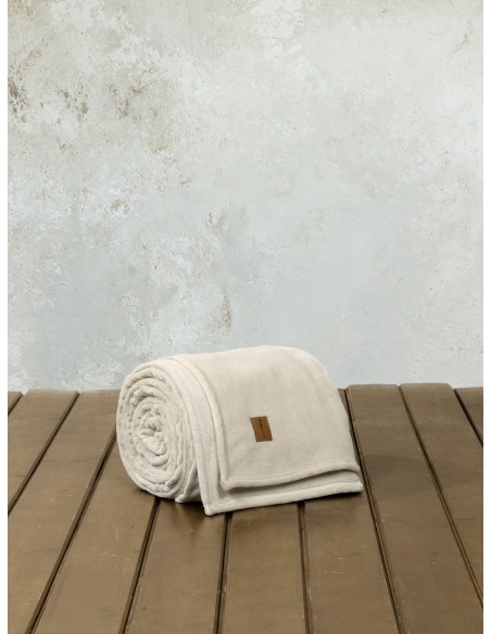 Κουβέρτα Fleece Μονή 160x220 - Alpa Light Beige