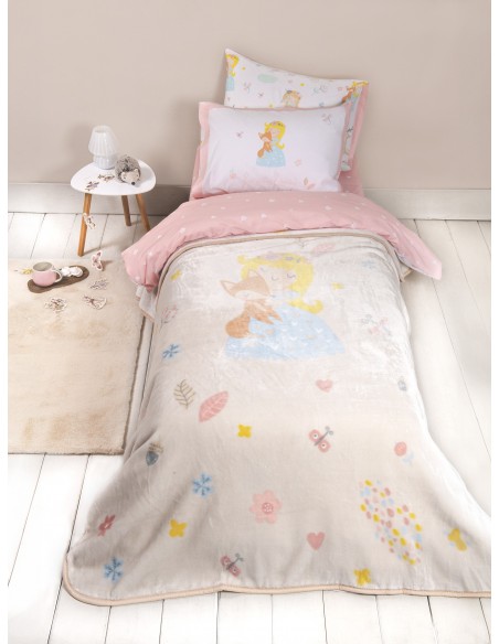 Κουβέρτα Βελουτέ Μονή 160x220 - Forest Fairy