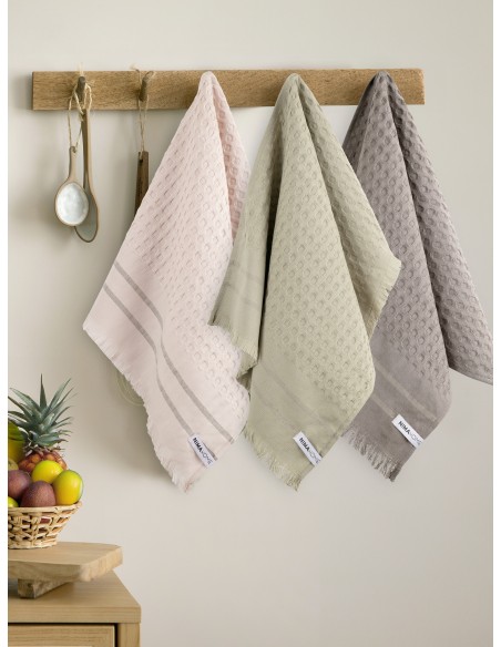 Σετ Πετσέτες Κουζίνας (3 x 40x60) - Honeycomb