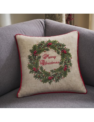 Χριστουγεννιάτικη Μαξιλαροθήκη 43x43 Gofis 237