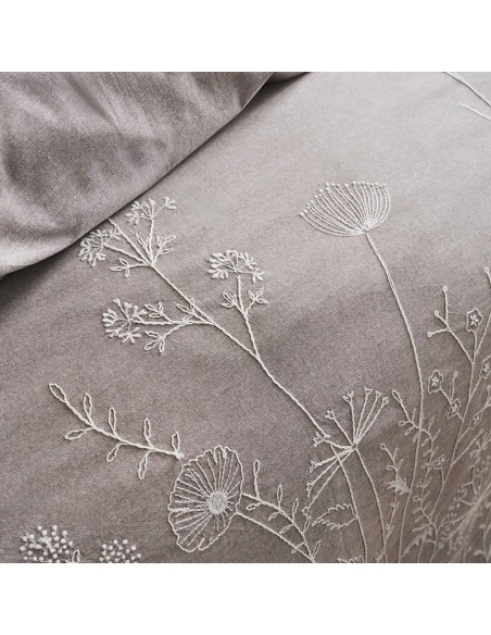 Σετ Παπλωματοθήκη Υπέρδιπλη 230x245 Gofis Griselda 281 Mocca