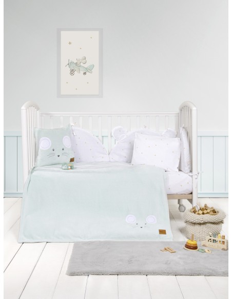 Κουβέρτα Κούνιας 110x150 - Mouse