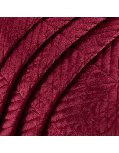 Σετ Κουβερλί Βελουτέ Με Μαξιλαροθήκες 220x240 Palmira Burgundy