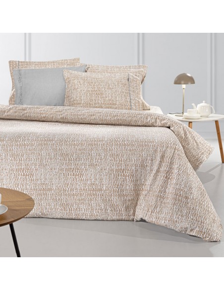 Σετ Σεντόνια Φανελένια Υπέρδιπλα 240X265 Beaver Almond