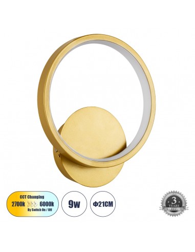 GLOBOSTAR® TED 61072 Μοντέρνο Φωτιστικό Τοίχου...