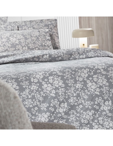 Σετ Σεντόνια Φανελένια Υπέρδιπλα Με Λάστιχο Για Στρώμα 165x200+35 Odett Flannel