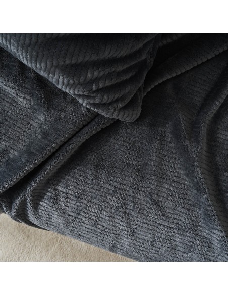 Σετ ριχτάρια fleece 2τμχ Gofis Home Polar Pearl Grey