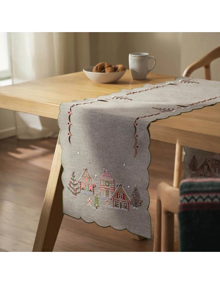 Χριστουγεννιάτικο Runner 37x160 Gofis Home 174