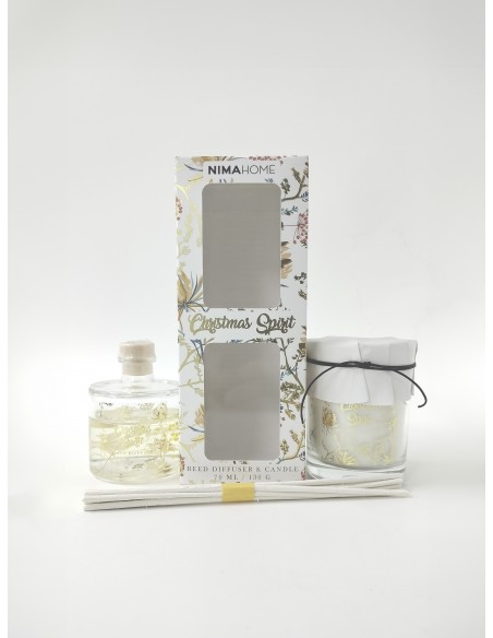 Σετ Αρωματικό Χώρου με Στικ 70ml & Αρωματικό Κερί 130gr -...