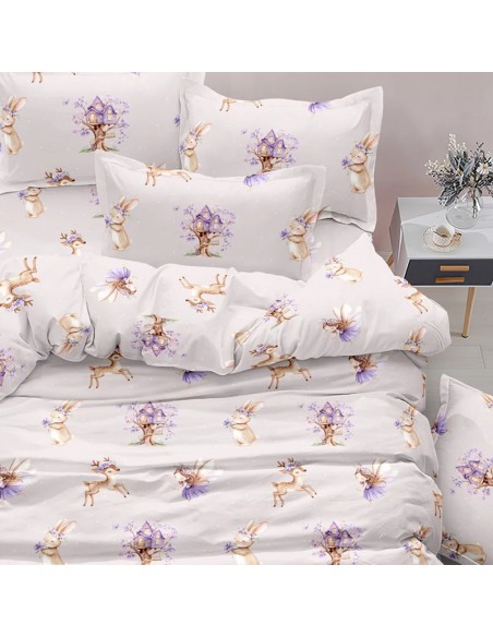 Σετ Σεντόνια Μονά 160x250 + Πάπλωμα 160x240 Magic Garden