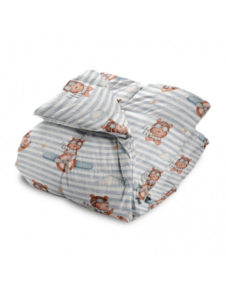 Σετ Σεντόνια Μονά 160x250 + Πάπλωμα 160x240 Pilot