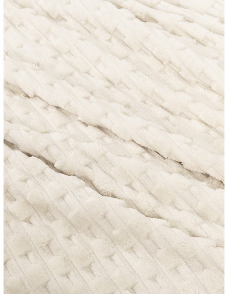 Κουβέρτα Fleece Υπέρδιπλη 220x240 - Savara Light Beige
