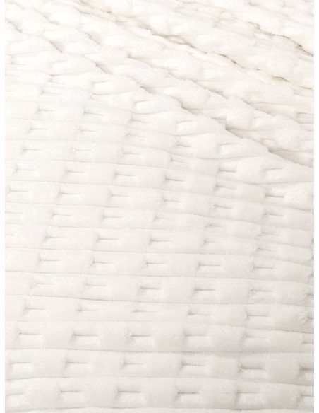 Κουβέρτα Fleece Υπέρδιπλη 220x240 - Savara Ivory 2