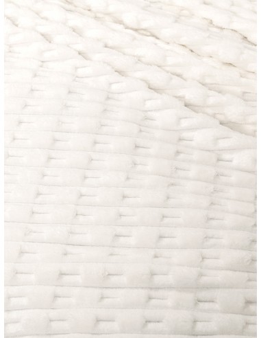 Κουβέρτα Fleece Υπέρδιπλη 220x240 - Savara Ivory
