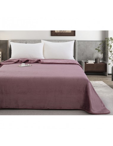 Κουβέρτα Βελουτέ Υπέρδιπλη 220x240 Zurigo Lilac
