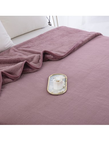Κουβέρτα Βελουτέ Υπέρδιπλη 220x240 Zurigo Lilac