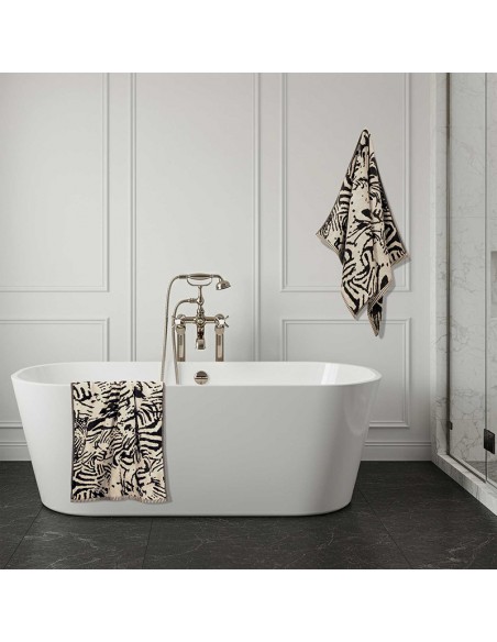 Σετ Πετσέτες 3τμχ Essential 4087 Black,Taupe 2