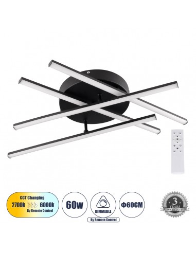 GLOBOSTAR® DRACO 61095 Μοντέρνο Φωτιστικό...