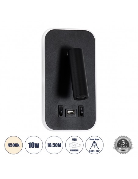 GLOBOSTAR® LADY-O 61363 Μοντέρνο Φωτιστικό Τοίχου -...