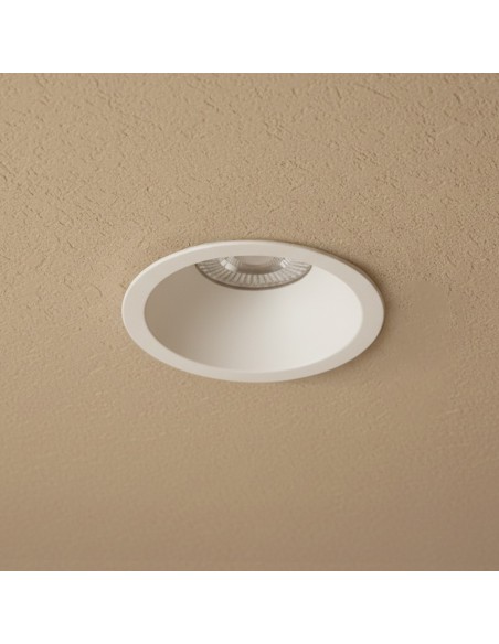 kelvo® DELTA KLV-101-0033 Χωνευτό Φωτιστικό Downlight Σποτ για Λάμπα MR16 με Ντουί GU10 AC 220-240V IP20 - Λευκό Ματ - Μ8.5 x Π8.5 x Υ3.5cm / Q7.5cm