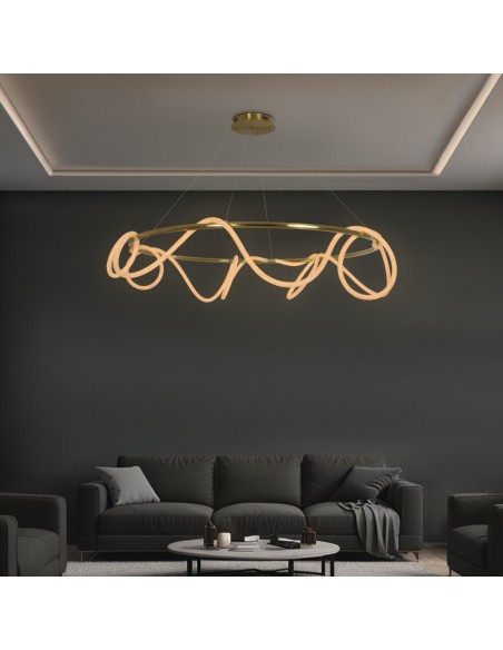 kelvo® GLOW KLV-101-0165 Κρεμαστό Φωτιστικό Οροφής LED...