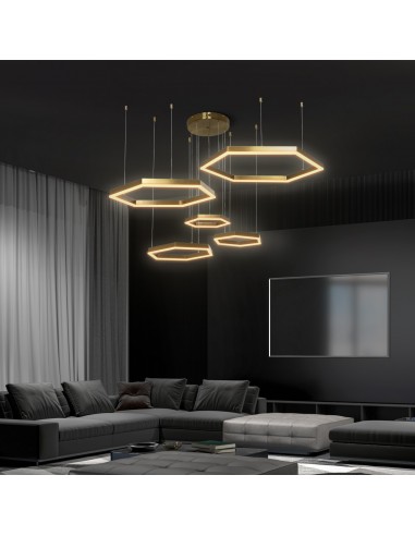 kelvo® LEXAGON KLV-101-0180 Κρεμαστό Φωτιστικό...