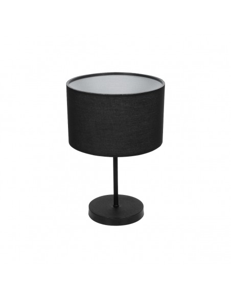 GLOBOSTAR® STRING 204-0196 Μοντέρνο Επιτραπέζιο Φωτιστικό Πορτατίφ με Ντουί 1 x E27 AC 220-240V IP20 - Μαύρο - Μ24 x Π24 x Υ37cm