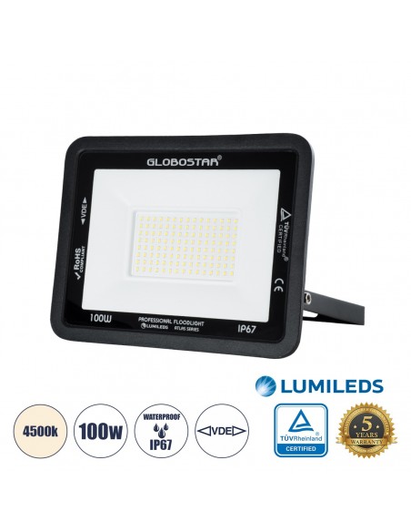 GLOBOSTAR® ATLAS 61426 Προβολέας LED 100W 12000lm 120° AC...